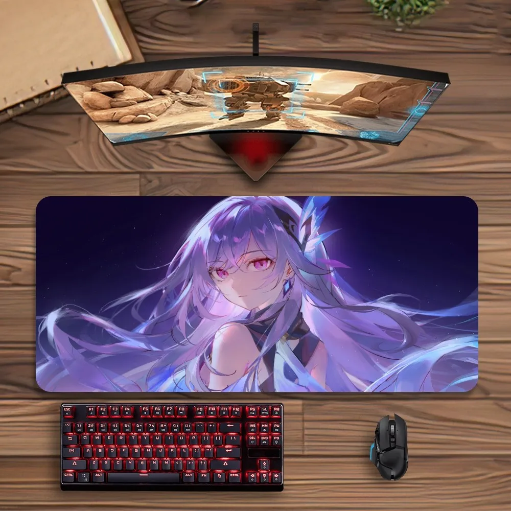 Genshin impact Mousepads Monster Large Mouse Mat Big Desk Pad Non Slip Rubber Mouse Pad Big Keyboard Mats Mouse Pad 3