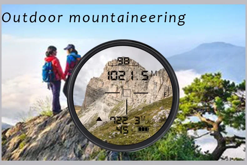 Description Picture 5 of itemSmart Laser speed angle altitude Distance Binocular 1500M 2500M Laser Rangefinders Laser Meter Range Finder Binocular