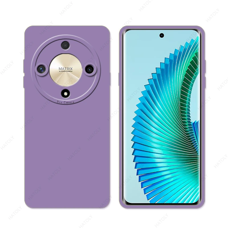 

Чехол для Honor Magic6 Lite, задняя крышка для Honor Magic6 Lite, мягкая Жидкая силиконовая резиновая оболочка, защитный чехол для Honor Magic6 Lite