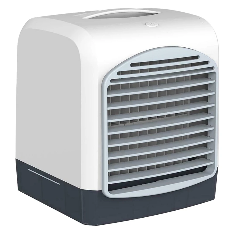 

2X Portable Mini Desktop Air Conditioner USB Small Fan Cooling Humidifier Aromatherapy Air Cooler With Ice Water Tank