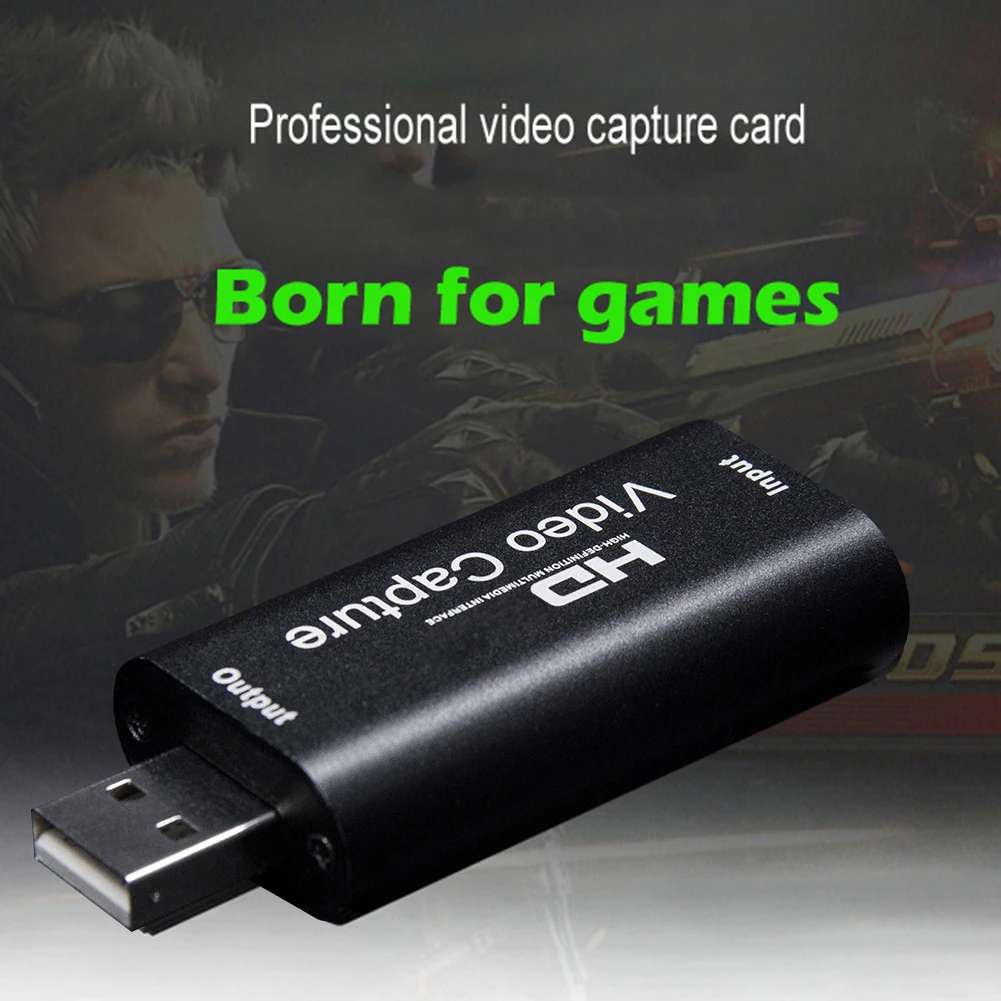 USB 2.0 Video Capture Card 4K HDMI-compatible Video Grabber 4K HDMI-compatible Capture Card for PS4 Game DVD HD Camera