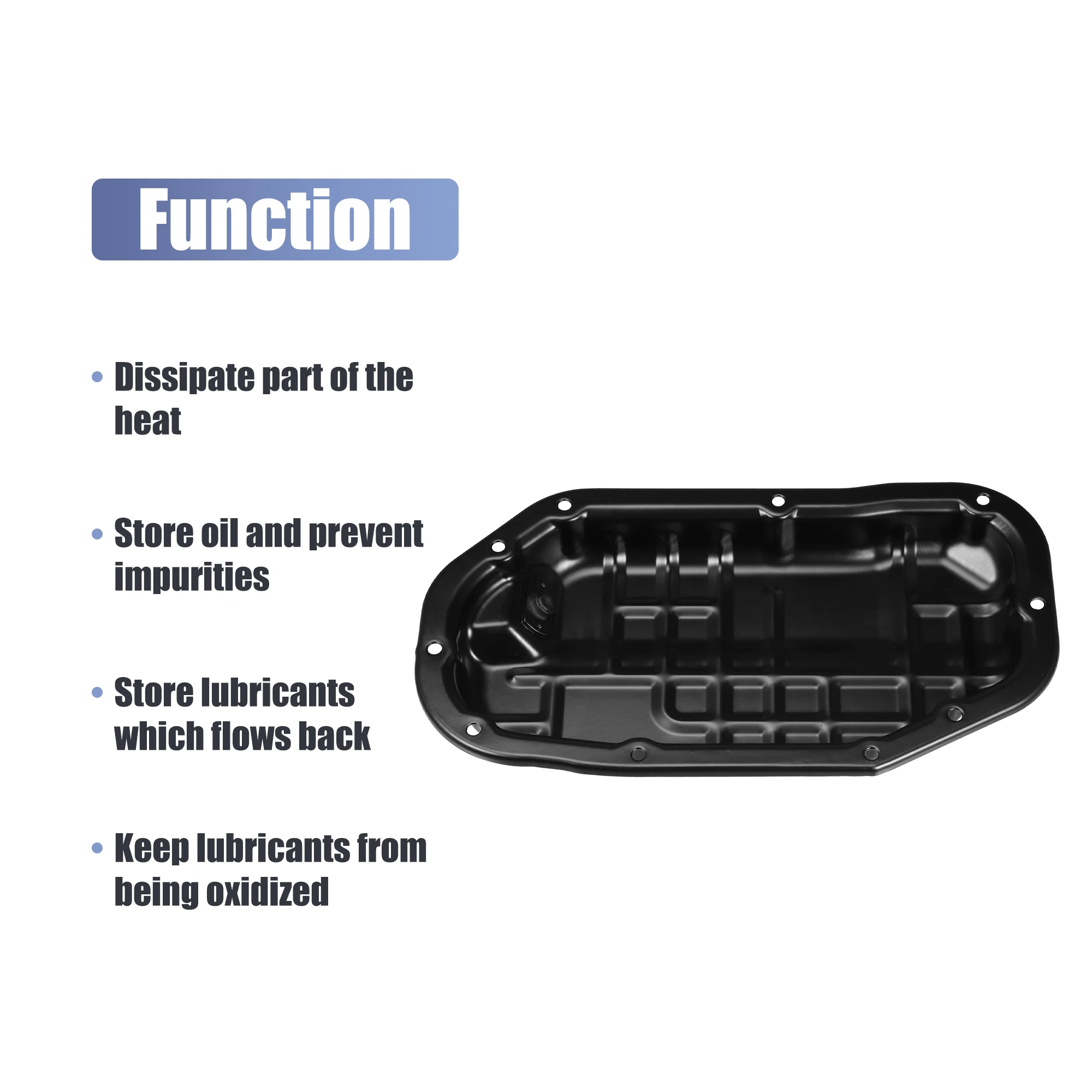 X Autohaux Car Engine Oil Pan No.11110JK20C for Nissan 370Z 2009- for Infiniti EX35 2008-2012 Infiniti Q50 2014-