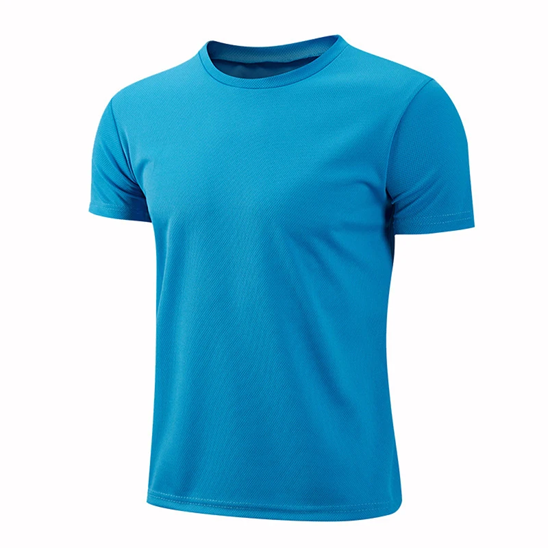 Unisex Quick Dry Short Sleeve Athletic T-Shirt - Breathable Fitness & Running Sportswear