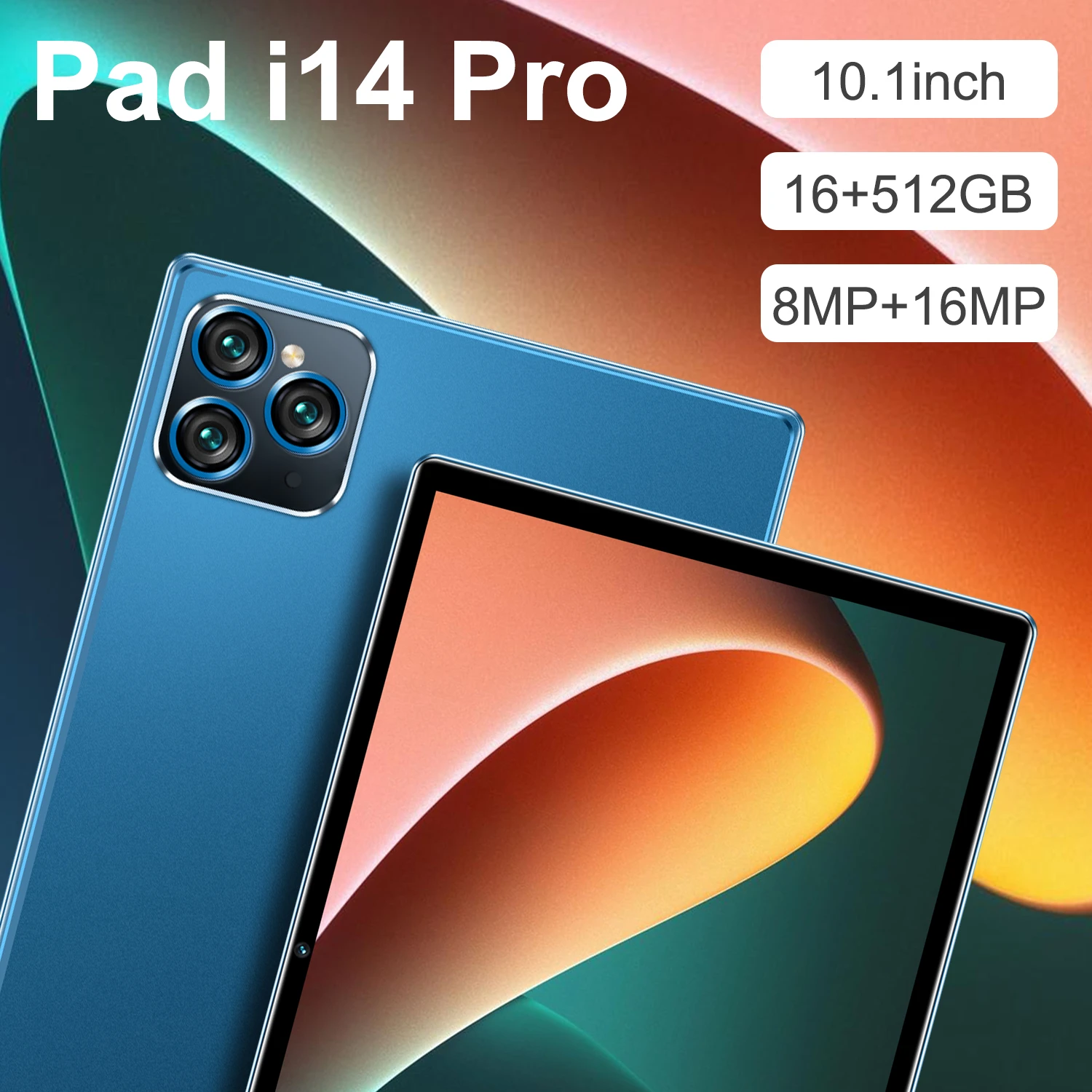 Tablet Android Pad I14 Pro 10.1 Inch Hd 16g +512gb Global Tablette 5g