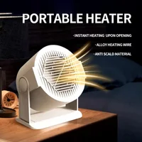 MIJIA Портативный настольный электрический обогреватель Вентилятор для домашнего офиса Мини-подогреватель воздуха Вентилятор для настольного использования 2-ступенчатый грелка для ног Уютный комфорт — изображение 2