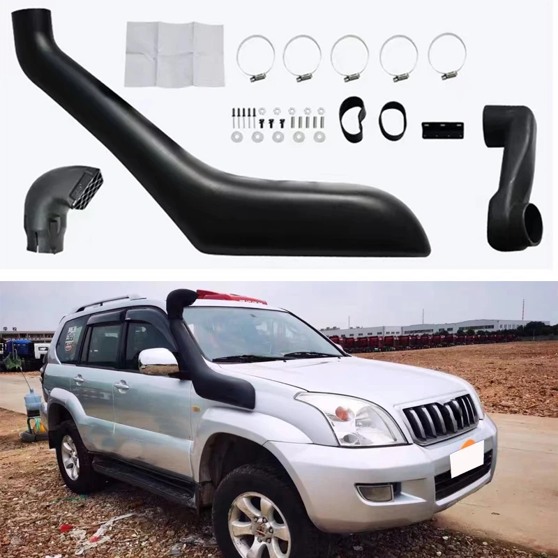 

4X4 Car Snorkel Kit Air Intake For Toyota Prado FJ120 LC120 Land Cruiser 2002 2003 2004 2005 2006 2007 2008 2009 Car Airfilter