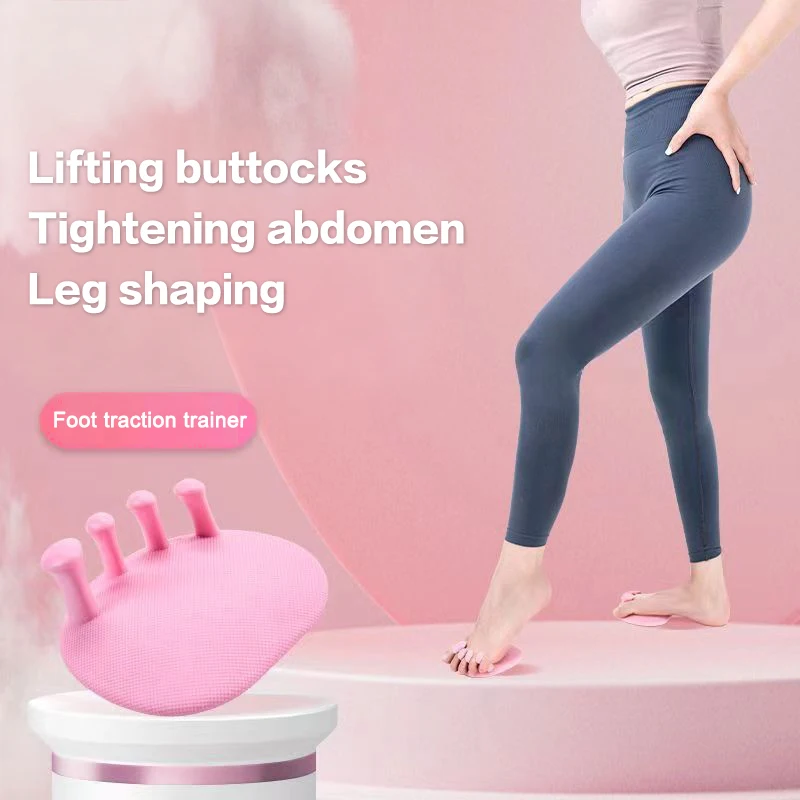 2Pcs Arch Foot Trainer Fitness Leg Toes Plantar Function Exerciser Thumb Valgus Corrector Toe Splints Buttocks Arch Trainer