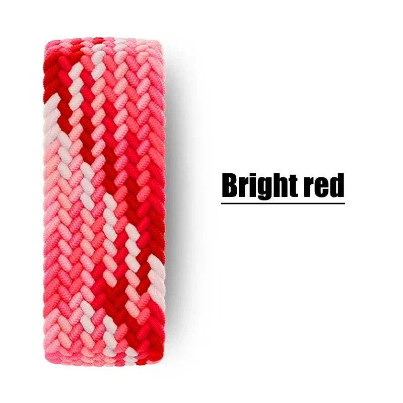Braided Nylon Solo Loop Watch Band - Adjustable Strap Bracelet Accessory