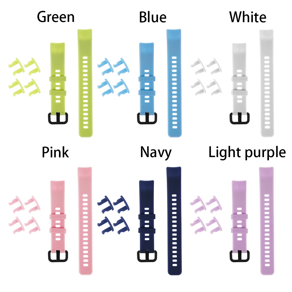 Adjustable Silicone Sports Watch Band - Unisex Replacement Strap Bracelet