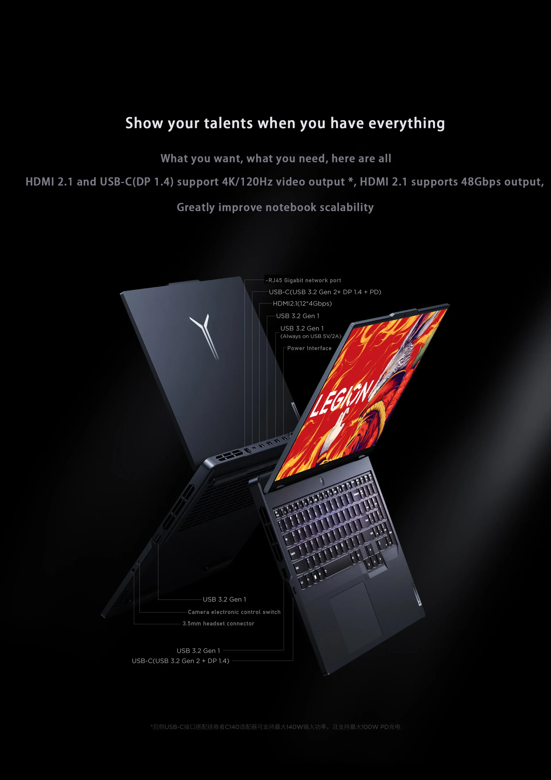 Lenovo Legion R9000P 2023 R77745HX 16GB 1TB SSD RTX4060 ESports