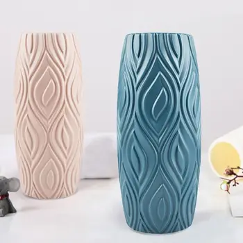 Vaso in plastica imitazione smalto in stile nordico vaso moderno in vaso di fiori infrangibile di alta qualità 1