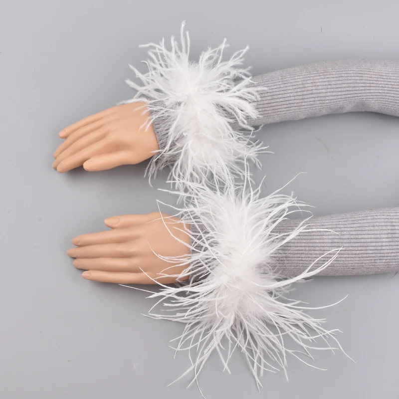 Рисунок 4 - Женские браслеты из натурального страусиного пера