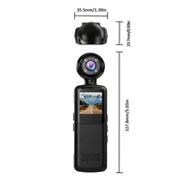 Portable 48MP HD Action Camera 180° Rotatable Night Vision Wearable Mini Camcorder for Outdoor Cycling Hiking Skiing Recording - Image 6