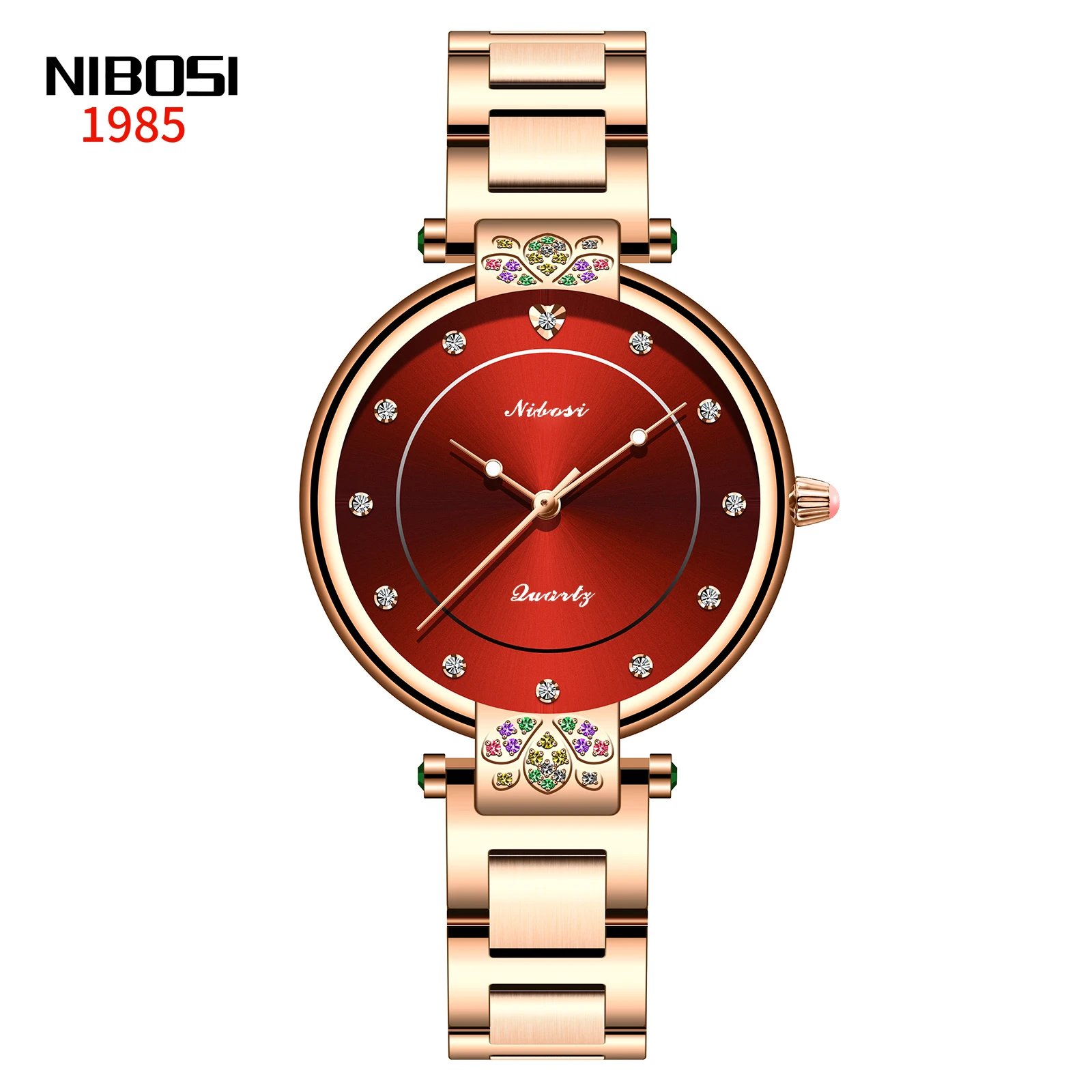 2021 NIBOSI Fashion Ladies Watch Brand Ladies Creative Steel  Women Bracelet Watches Female Waterproof Clocks Relogio Feminino 