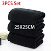 Black Premium Ultra Soft face Towels Not shedding hair Highly Absorbentquick-drying towel Hotel & Spa HandTowels Home Supplies 1
