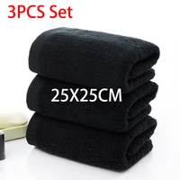Black Premium Ultra Soft face Towels Not shedding hair Highly Absorbentquick-drying towel Hotel & Spa HandTowels Home Supplies 1