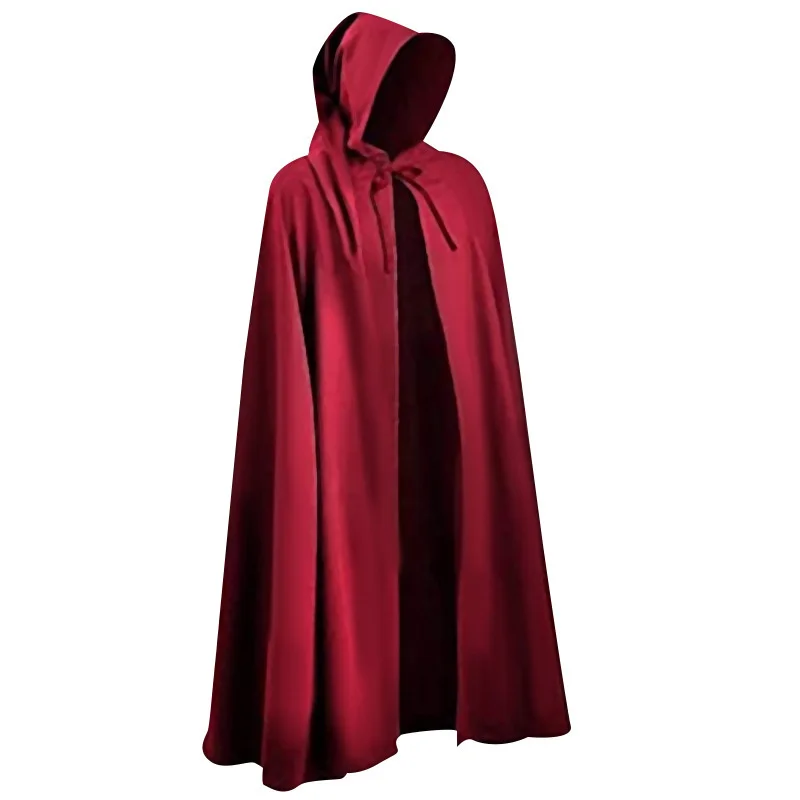 thumbnail image 1 of Túnica de cosplay medieval de talla grande para hombre, sobretodo de caballero templario, cruzado, manga larga, camisetas cortas, disfraz de recreación, 1 of 5