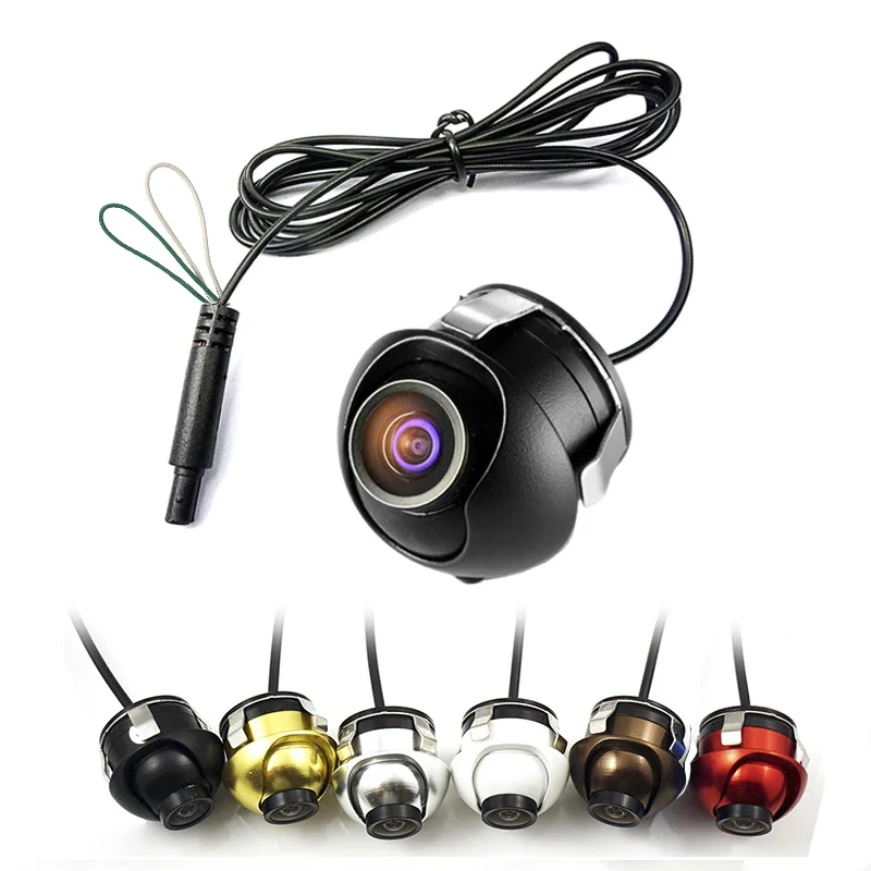 Camu00e9ra De Recul Universelle Pour Voiture, Camu00e9ra Vue Arriu00e8re De Voiture Impermu00e9able IP67 Avec Large Vision Nocturne, Voiture CCD Camu00e9ra De Recul (le Noir