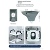 Portable Toilet Seat with Armrests - Anti-Splash, Foldable Aluminum Alloy, Easy Access Squat Stool for Pregnant Women 2