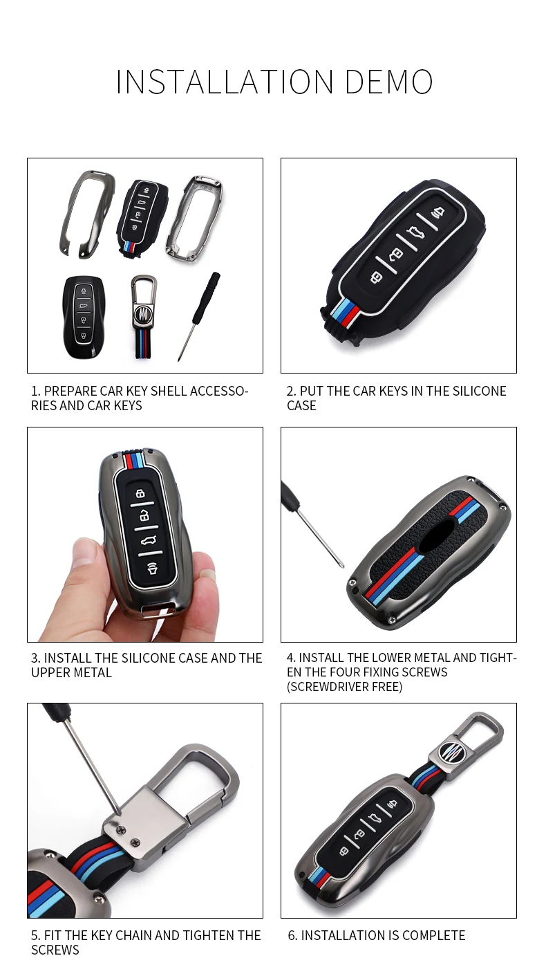 Custodia per chiave auto in Silicone in lega di zinco gradi protezione completa per Ford EQUATOR 2021 portachiavi accessori per portachiavi protezione per chiave 23 Custodia per chiave auto in Silicone in lega di zinco gradi protezione completa per Ford EQUATOR 2021 portachiavi accessori per portachiavi protezione per chiave - Sd8c8240980d845b1a5f0a0278ee602d1W