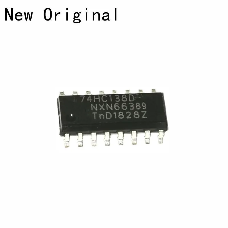 

50PCS 74HC138D SOP16 New and Original 3-to-8 line decoder/demultiplexer; inverting