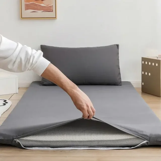 360° Fully Enclosed with Zipper Mattress Protector Cover Student Baby Single Double Bed Sheet Protection Pad 90/150cm 2