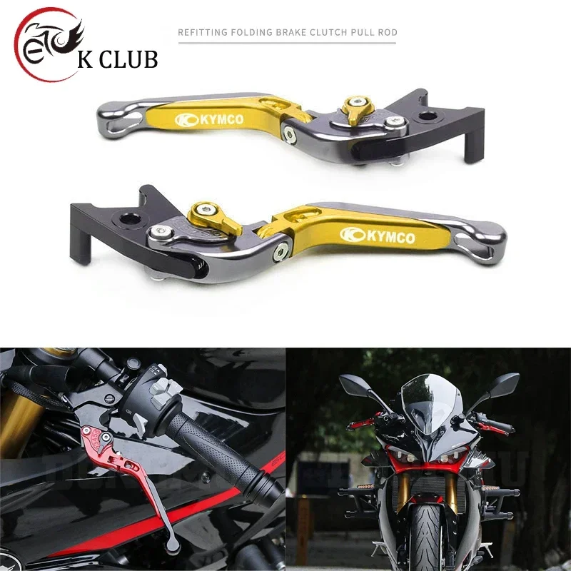 

For KYMCO PEOPLE 250 People CK150T ACC KCC Racing King 180 RCK 180 Motorcycle Adjustable Folding Extendable Brake Lever Clutch