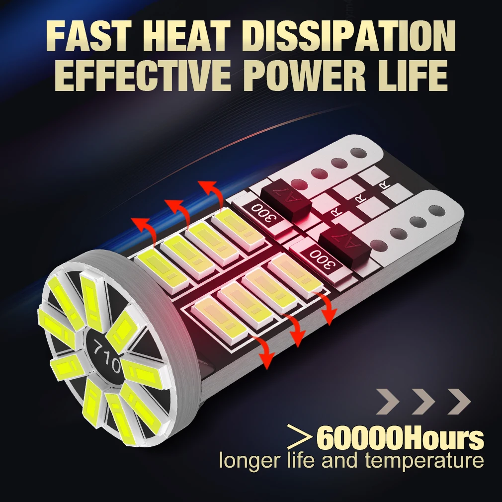 2 Lampadine LED T10 W5W 6000K - Luce Bianca Per Auto, Senza Errori Canbus - Foto 9