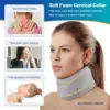 Neck Brace for Sleeping -Cervical Collar Relief Neck Pain and Neck Support Soft Foam Wraps Keep Vertebrae Stable for Women & Men 4