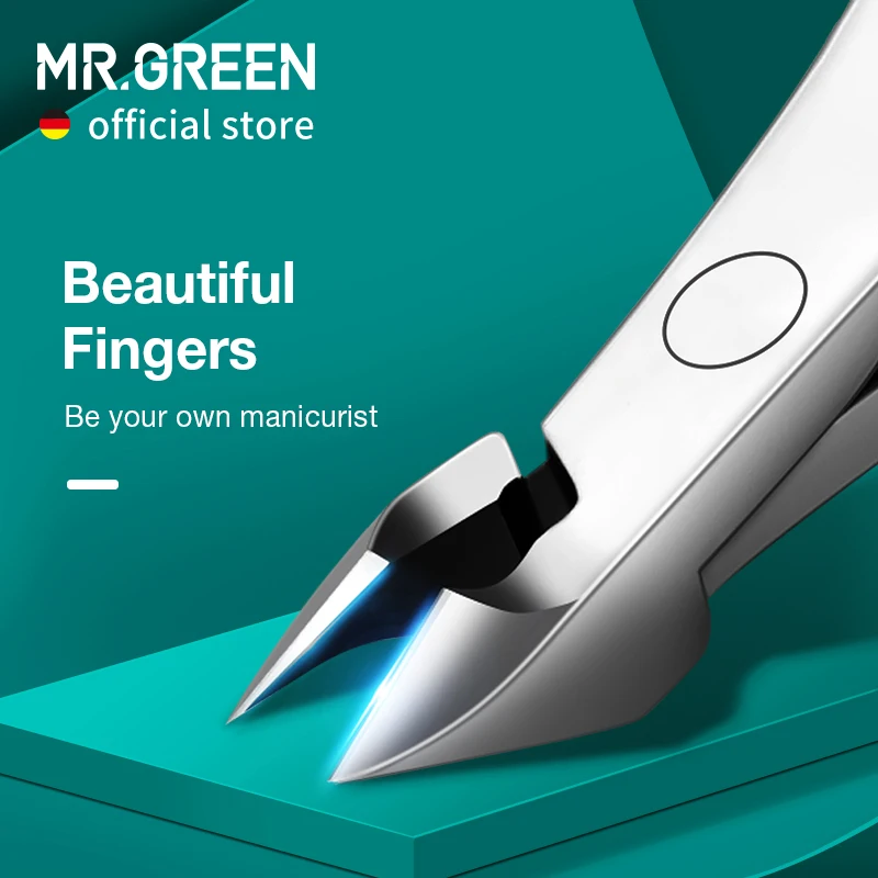 MR.GREEN cążki do skórek nożyczki do Manicure pęseta ze stali nierdzewnej Clipper usuwający martwy naskórek nożyczki Pusher Tool trymer - AliExpress 66