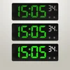 Voice Control LED Digital Dual Alarm Clock with Temperature 3