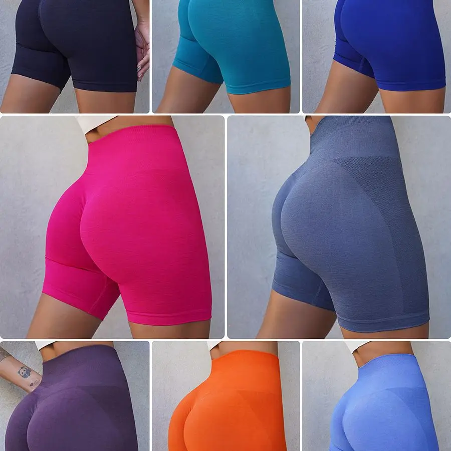 Alphalete Hip Lifting Leggings Solider Color Yoga Pants Women High Waist  Running Sports Shorts Wearing Nude Fitness Pants - AliExpress