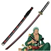 Cosplay Roronoa Zoro Sandai Kitetsu 104cm Katana Model Role Play Sauron Weapon 41inch Sword Wood Prop 1
