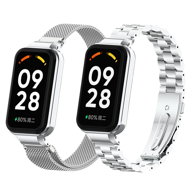 

Magnetic Bracelet For Redmi Smart Band 2 Smart Watch Stainless Steel Wrist Strap For redmi band 2 Metal Protection Cover Frames