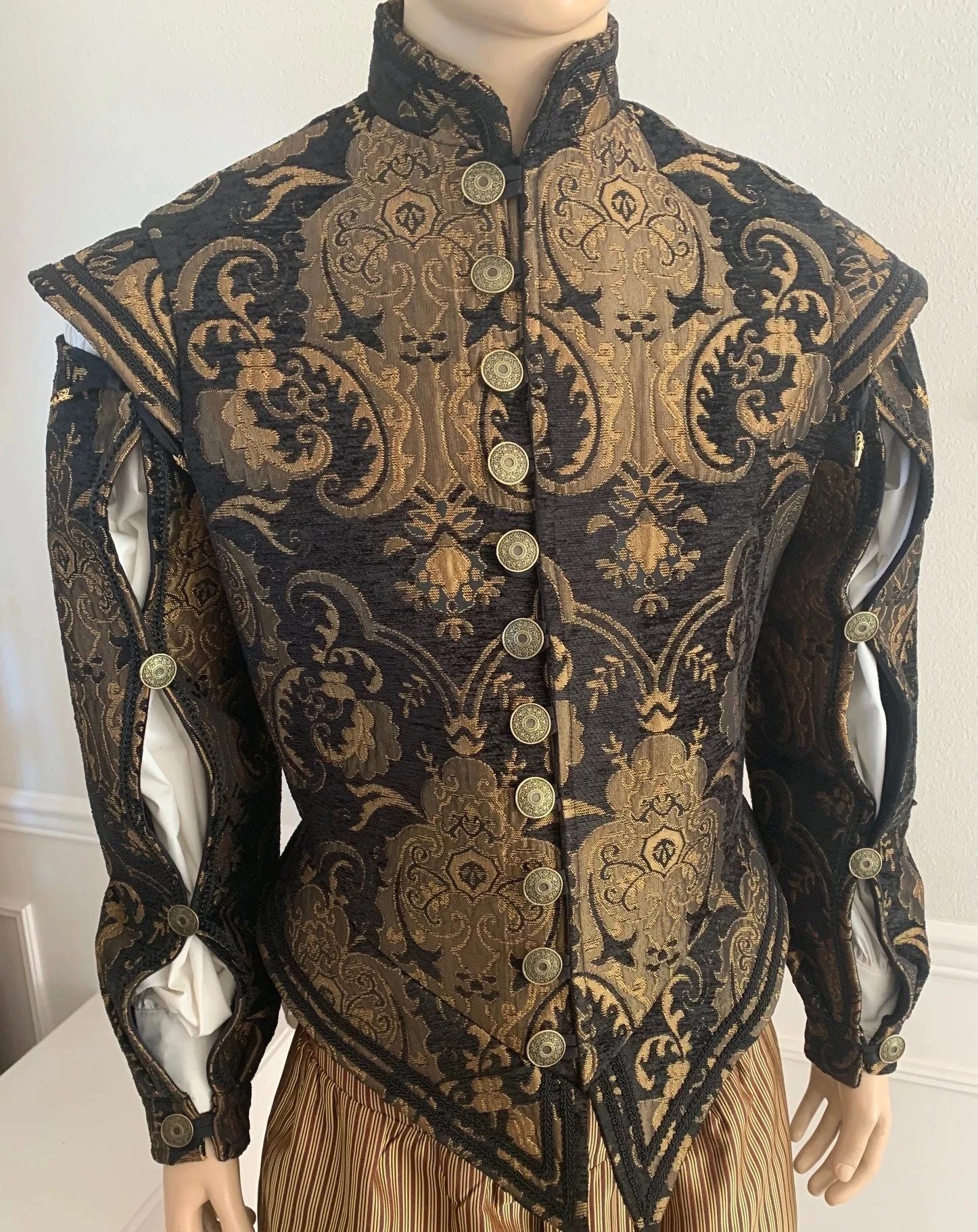 Costume Elisabettiano Uomo Rinascimentale Vittoriano Regina Elizabeth Tudor Periodo Re Henry Viii Costume Royal Prince Giacca Cosplay