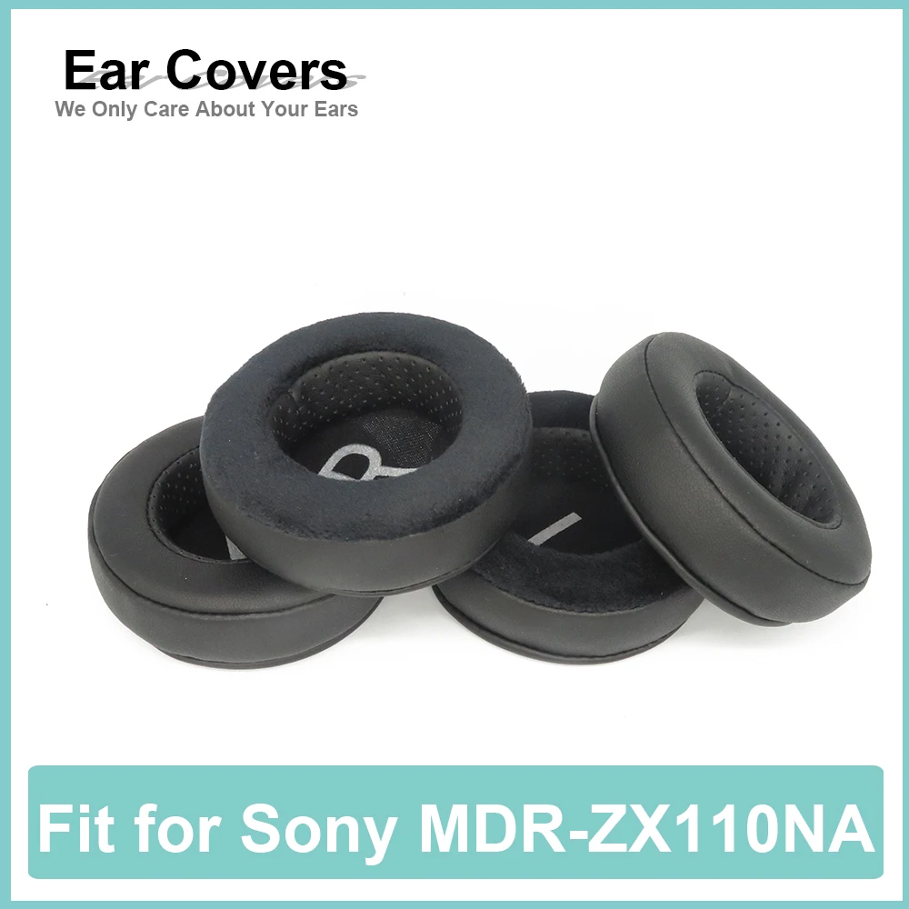 

Earpads For Sony MDR-ZX110NA Headphone Earcushions Protein Velour Pads Memory Foam Ear Pads