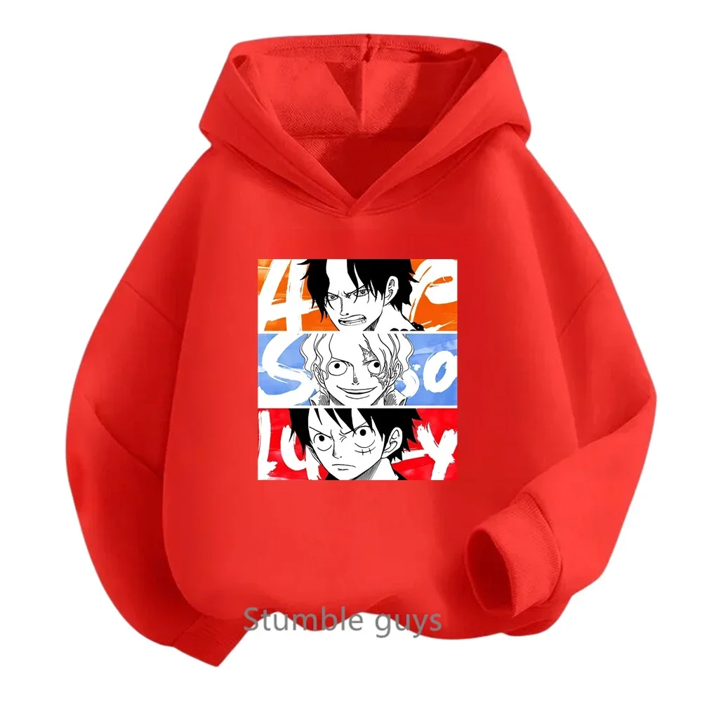 thumbnail image 1 of Ropa de primavera y otoño para niños, sudadera de una pieza para niños, ropa para niñas, sudadera de dibujos animados de Anime Luffy Zoro, traje para adolescentes, camisetas con capucha de Sonic, 1 of 5