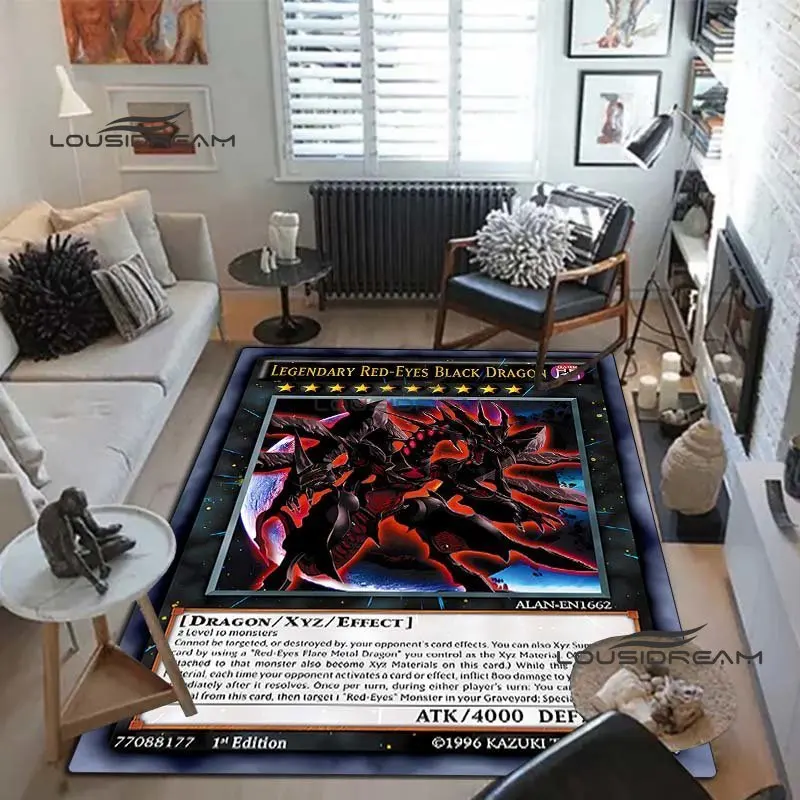 Yu-Gi-Oh MONSTER CARD Carpets and Rug Classic Cartoon Carpet Floor Mat Living Room Bedroom Decorate Large Area Carpet Kids Room 5