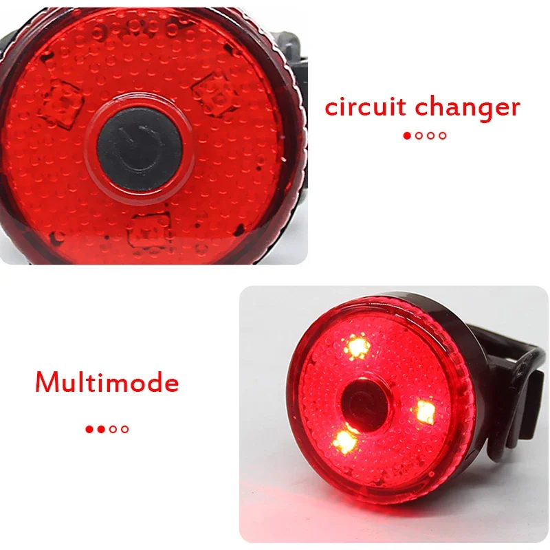 Bicycle COB Red Rear Light Bicycle High Visibility Rechargebale Usb Bike Tail Li