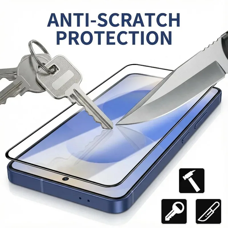 6-in-1 Tempered Glass Screen & Lens Protector - Ultra Clear, Anti-Scratch Protective Film