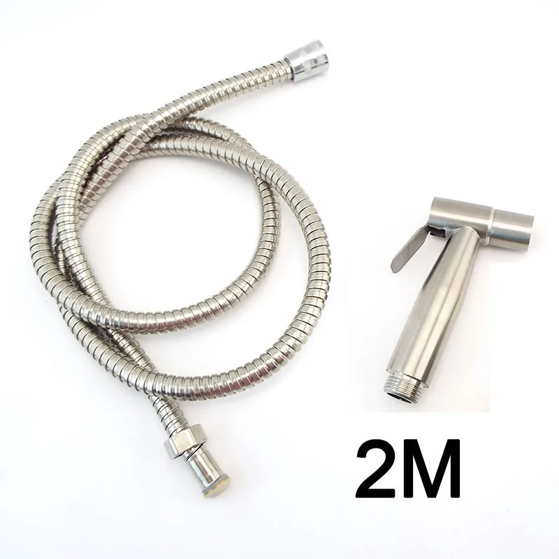 Description Picture 3 of itemProtable Self Cleaning Hand Toilet bidet Sprayer Gun kit Stainless Steel spring water hose ass Anal Faucet wc Shower Head