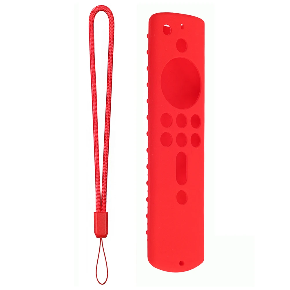 Remote Control Cover Case with Lanyard Replacement For Fire TV Stick 4K