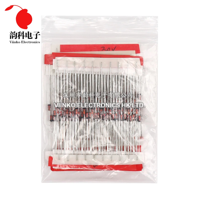 アンチューサさん専用 1/2w Zener Diode 0.5w 3.3v - 30v 14values*10pcs=140pcs