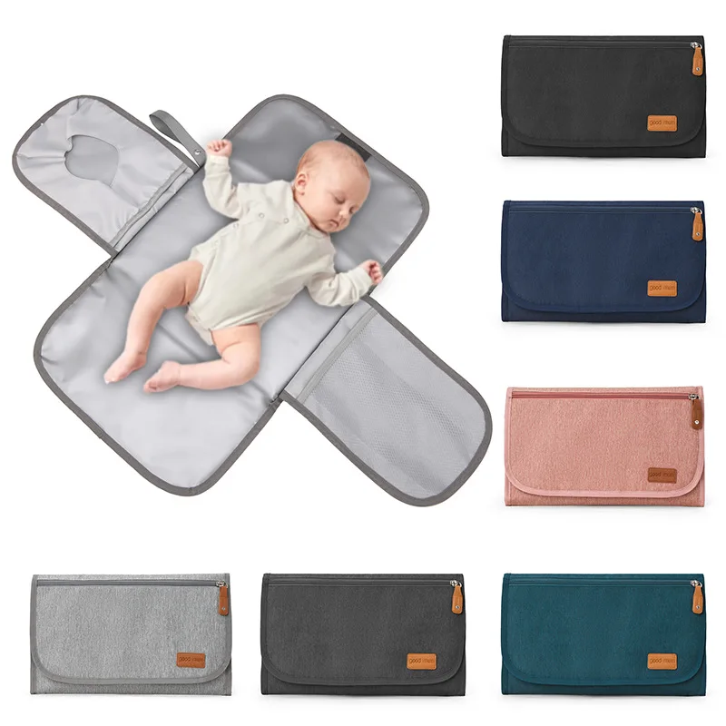 3 in 1 Baby Diaper Pad Waterproof Changing Diaper Travel Multifunction Portable Baby Cover Mat Hand Folding Bag