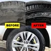 Car tire wax plastic parts renovation paste, refurbishment, polishing and repair of plastic parts, showing a black luster 5