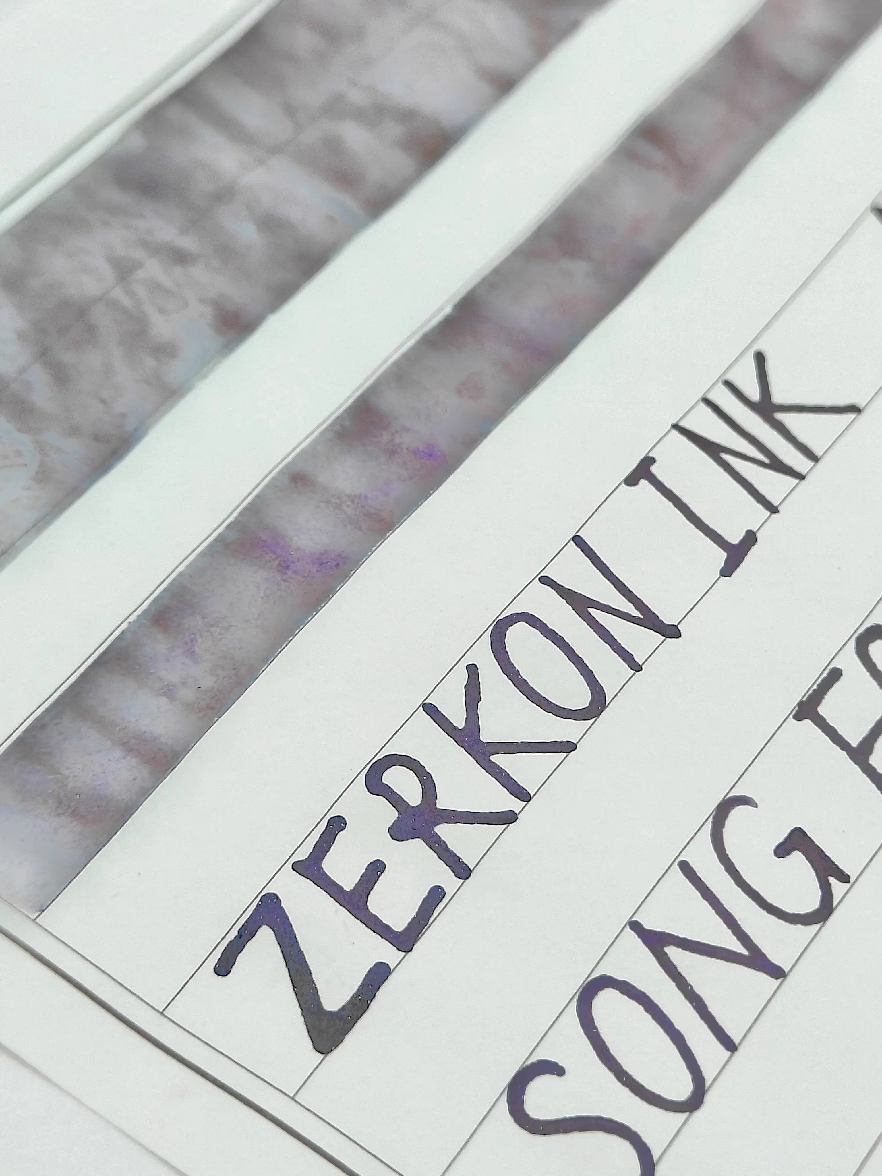 제르콘 잉크 NO.72[방랑자의 노래]핸드아카운트 문구 쉐딩 쉰 잉크