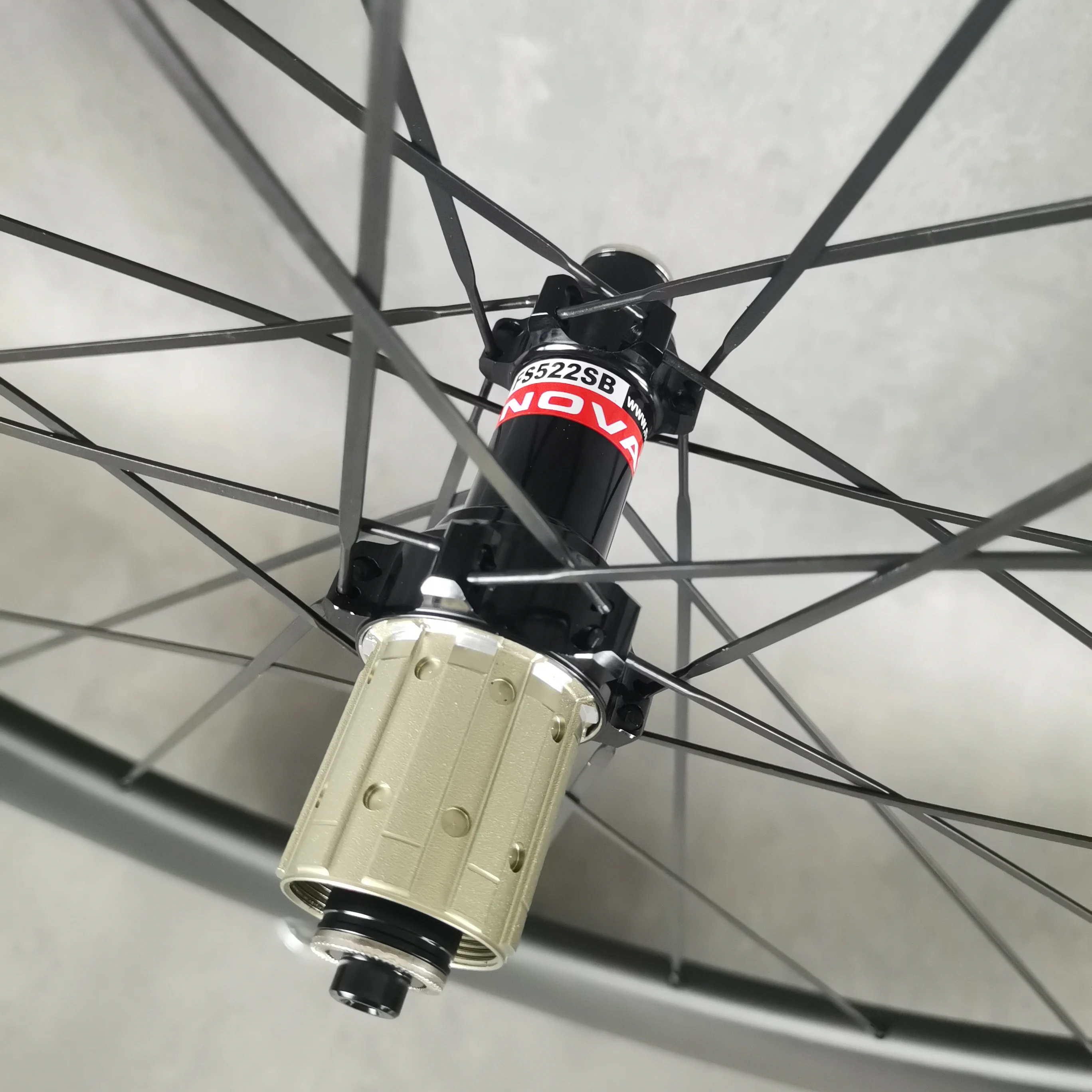 700C Carbon Wheels 38/50/60mm Depth 25mm Width V Brake Road Bike Novatec Hub Shiman0 11s
