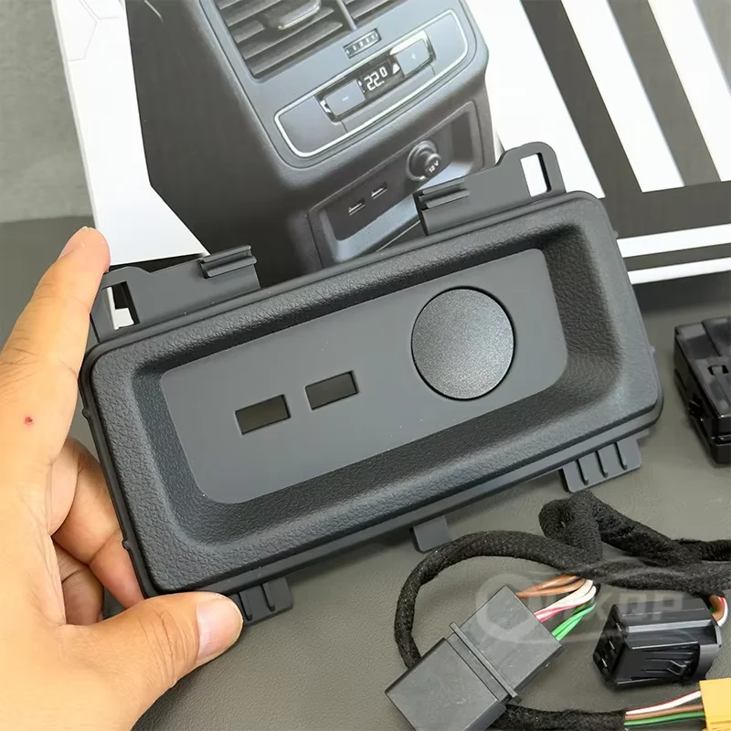 아우디 A4L A5 S5 A4 올로드 아반트 후면 USB 타입-C 충전 포트 USB 충전기 자동차 액세서리