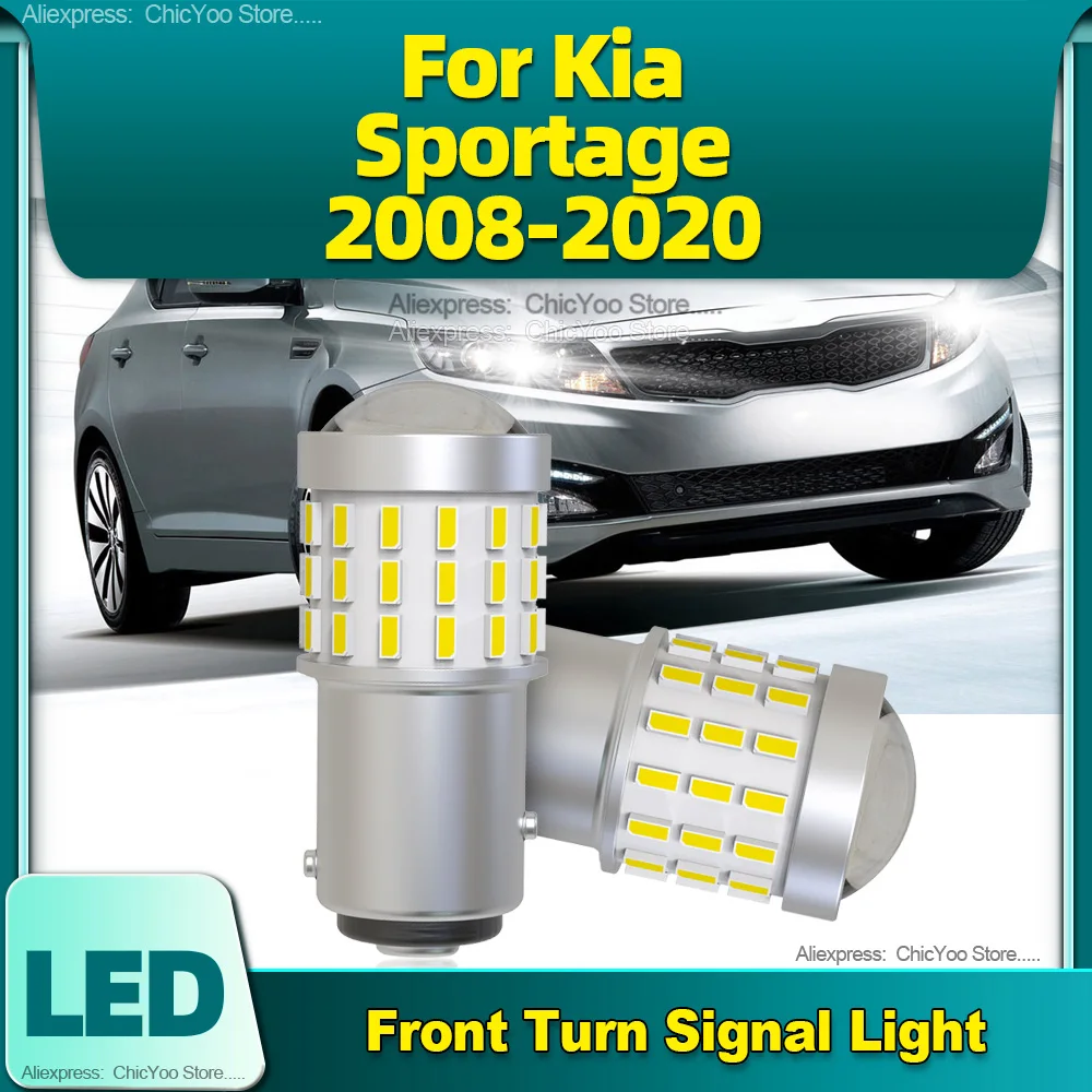 

2Pcs LED Bulbs 1157 BA15D P21/5W Front Turn Signal Light Lamps 6W For Kia Sportage 2008 2009 2010 2011 2012 2013 2014 2015-2020