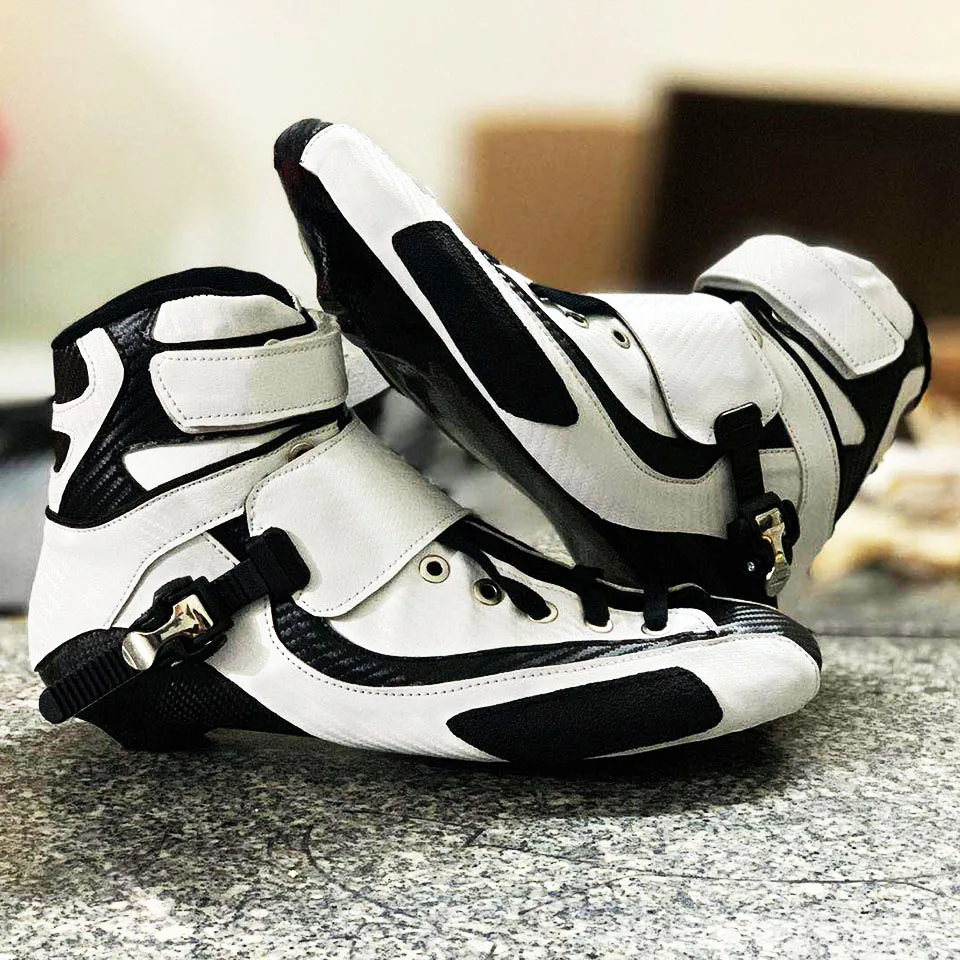 

2020 High Ankle Speed Inline Skates Professional Marathon Skates Carbon Fiber White Shoes Kids Adults Racing Skating Patines